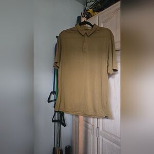 Patagonia Men's Polo Shirt - Mustard Yellow